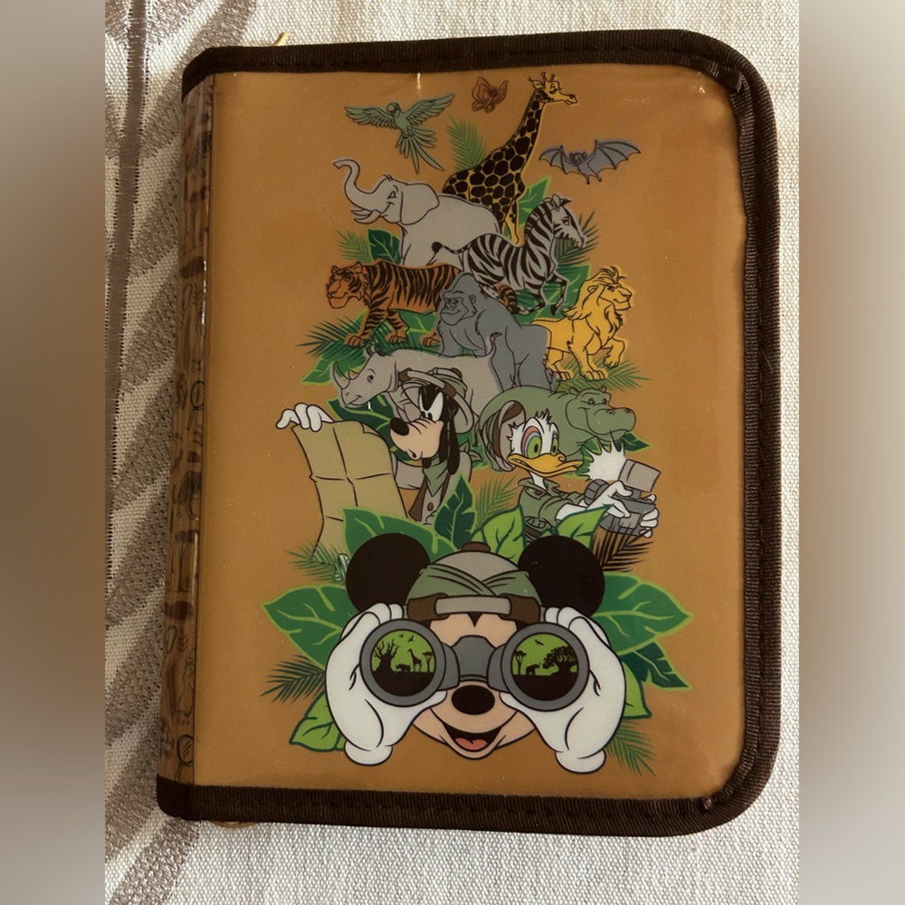 Disney Parks Animal Kingdom Art Set Case Only Mickey And Friends